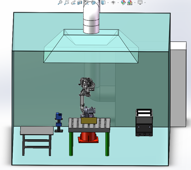 機（jī）器人焊接應該（gāi）如何除塵